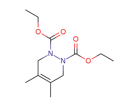 Molecular Structure of 7249-39-0 (diethyl 4,5-dimethyl-3,6-dihydropyridazine-1,2-dicarboxylate)