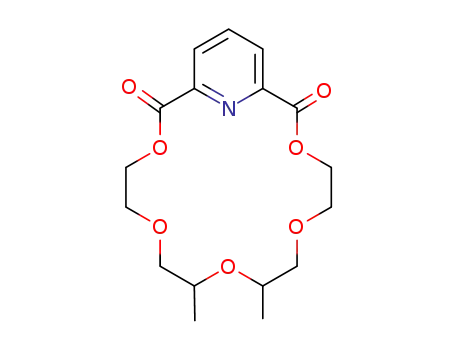 Molecular Structure of 72562-60-8 (8,10-dimethyl-3,6,9,12,15-pentaoxa-21-azabicyclo[15.3.1]henicosa-1(21),17,19-triene-2,16-dione)