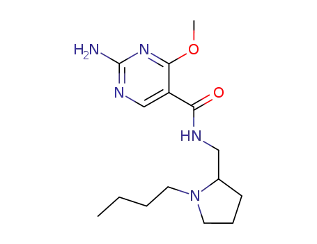 2-アミノ-N-[(1-ブチル-2-ピロリジニル)メチル]-4-メトキシ-5-ピリミジンカルボアミド