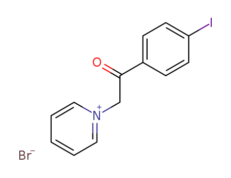 Molecular Structure of 7248-92-2 (1-[2-(4-iodophenyl)-2-oxoethyl]pyridinium)