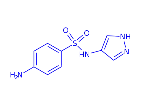 Molecular Structure of 790697-57-3 (Sulfanilamide, N1-4-pyrazolyl- (4CI))