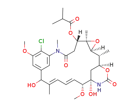 메이 탄신, 2- 데 (아세틸 메틸 아미노) -15- 하이드 록시 -2- 메틸-, (15R)-