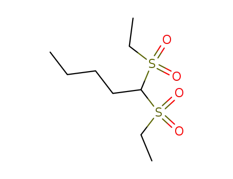 Molecular Structure of 7255-99-4 (1,1-bis(ethylsulfonyl)pentane)