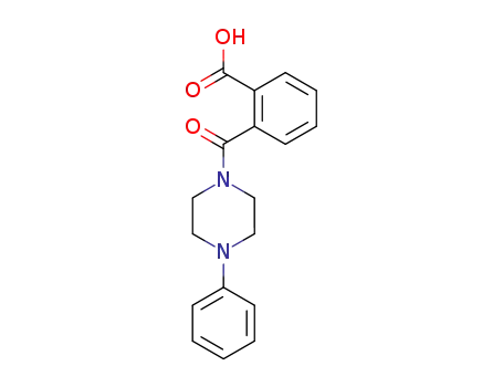 Molecular Structure of 72547-58-1 (2-(4-Phenyl-piperazine-1-carbonyl)-benzoic acid)