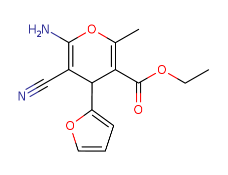 ETHYL 6-AMINO-5-CYANO-4-(2-FURYL)-2-METHYL-4H-PYRAN-3-CARBOXYLATE