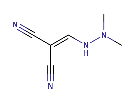 Molecular Structure of 18234-09-8 (Propanedinitrile, [(2,2-dimethylhydrazino)methylene]-)