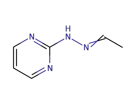 아세트알데히드, 2-피리미디닐히드라존(9CI)