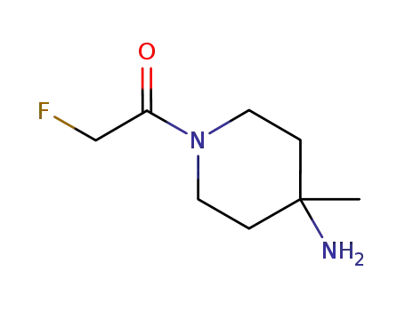 4-Piperidinamine, 1-(fluoroacetyl)-4-methyl- (9CI)
