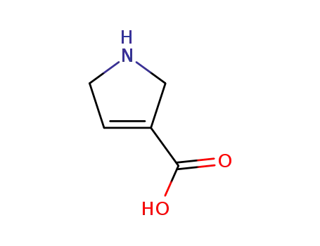 Molecular Structure of 72519-12-1 (1H-Pyrrole-3-carboxylicacid,2,5-dihydro-(9CI))