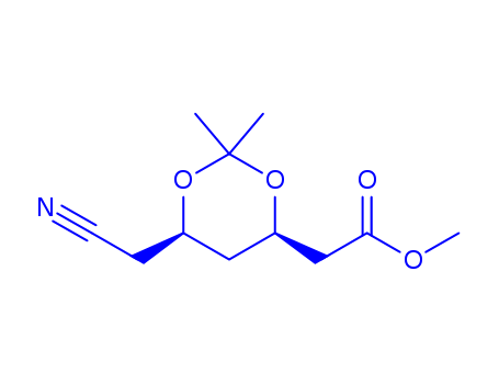 1,3-DIOXANE-4-ACETIC ACID 6-(CYANOMETHYL)-2,2-DIMETHYL-,METHYL ESTER