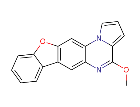 Molecular Structure of 72499-66-2 (4-methoxy[1]benzofuro[3,2-g]pyrrolo[1,2-a]quinoxaline)