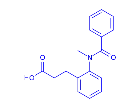Hydrocinnamic acid, 2-(N-methylbenzamido)-
