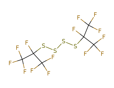 Tetrasulfide, bis[1,2,2,2-tetrafluoro-1-(trifluoromethyl)ethyl]
