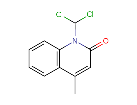 2-1H-QUINOLINONE,1-(DICHLOROMETHYL)-4-METHYL-