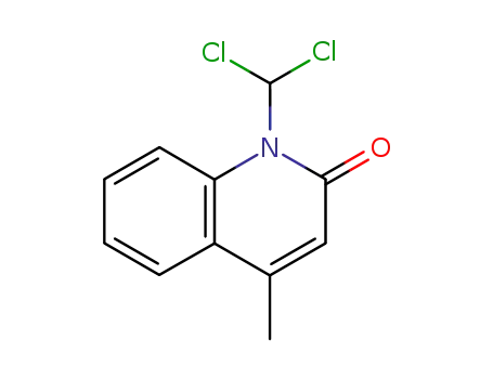 Molecular Structure of 72566-83-7 (2(1H)-Quinolinone,1-(dichloromethyl)-4-methyl-(9CI))