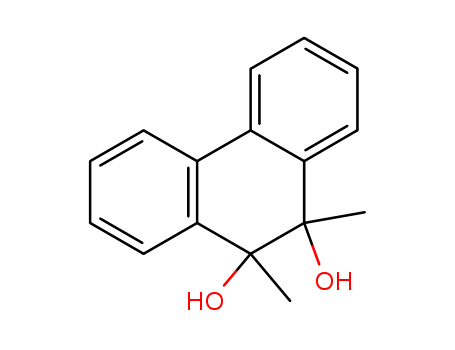 9,10-Phenanthrenediol,9,10-dihydro-9,10-dimethyl- cas  7251-51-6