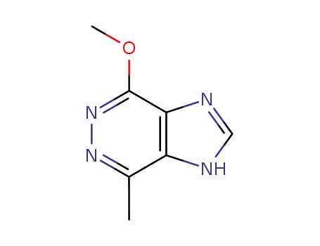 Molecular Structure of 7252-21-3 (7-methoxy-4-methyl-1H-imidazo[4,5-d]pyridazine)