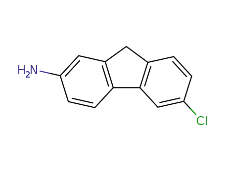 Molecular Structure of 7254-05-9 (6-chloro-9H-fluoren-2-amine)