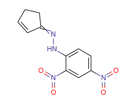Molecular Structure of 789-99-1 (2-Cyclopenten-1-one (2,4-dinitrophenyl)hydrazone)