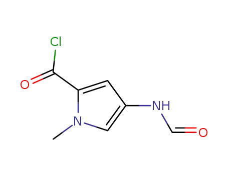 1H-Pyrrole-2-carbonyl chloride, 4-(formylamino)-1-methyl-