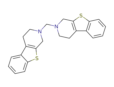 1,2,3,4,1',2',3',4'-octahydro-2,2'-methanediyl-bis-benzo[4,5]thieno[2,3-<i>c</i>]pyridine