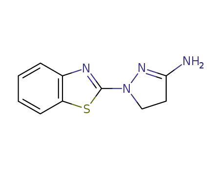 1H-Pyrazol-3-amine,1-(2-benzothiazolyl)-4,5-dihydro-(9CI)