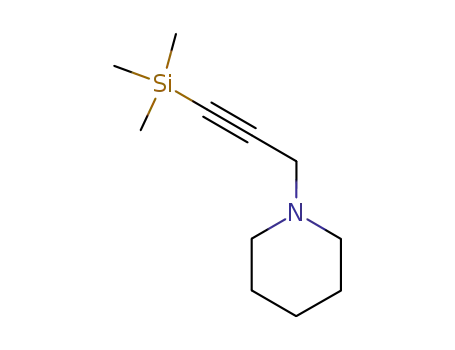 Molecular Structure of 26037-22-9 (Piperidine, 1-[3-(trimethylsilyl)-2-propynyl]-)