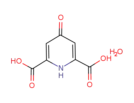 Molecular Structure of 199926-39-1 (CHELIDAMIC ACID MONOHYDRATE, 98)