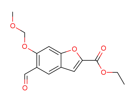 5-Formyl-6-methoxymethoxy-benzofuran-2-carboxylic acid ethyl ester