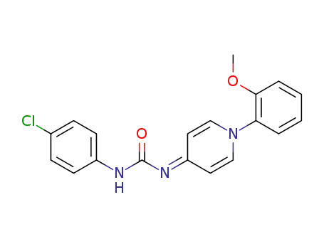 Molecular Structure of 71205-58-8 (1-(o-Methoxyphenyl)-4-[(p-chlorophenylcarbamoyl)imino]-1,4-dihydropyridine)