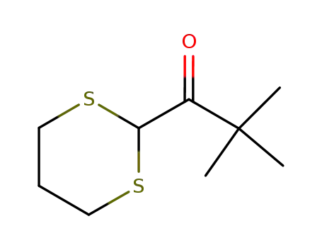 Molecular Structure of 73119-31-0 (1-(2,2-Dimethylpropanoyl)-1,3-dithiane)