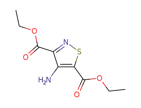Molecular Structure of 72632-87-2 (Diethyl 4-aminoisothiazole-3,5-dicarboxylate)
