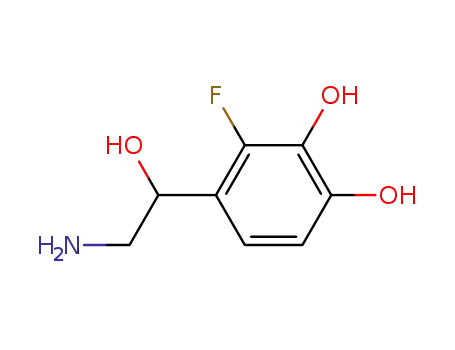 Molecular Structure of 71144-40-6 (3-fluoronorepinephrine)