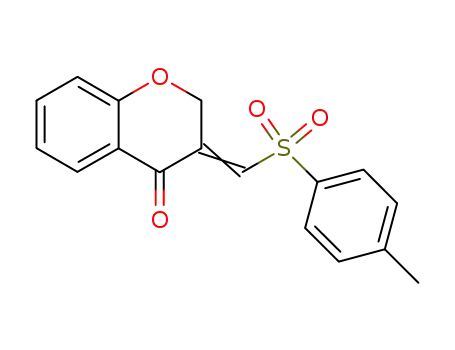 Molecular Structure of 72848-66-9 (3-{[(4-methylphenyl)sulfonyl]methylidene}-2,3-dihydro-4H-chromen-4-one)
