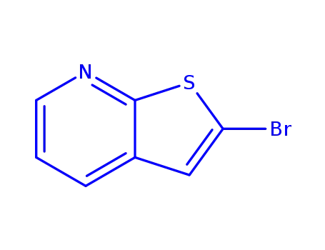 Molecular Structure of 72808-92-5 (2-BroMothieno[2,3-b]pyridine)