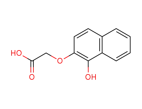 Molecular Structure of 72836-73-8 (2-[(1-Hydroxy-2-naphthalenyl)oxy]acetic Acid)