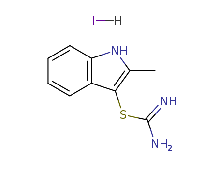 2-METHYL-1H-INDOL-3-YL IMIDOTHIOCARBAMATE HYDROIODIDE
