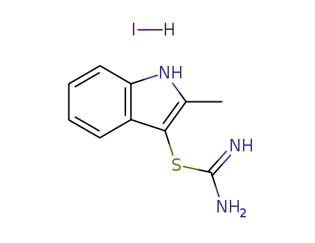 2-메틸-1H-인돌-3-일 이미도티오카바메이트 하이드로요오다이드