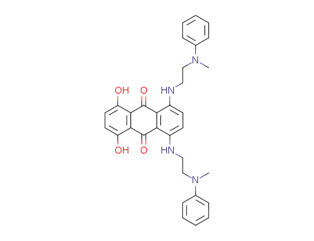 9,10-Anthracenedione, 1,4-dihydroxy-5,8-bis((2-(methylphenylamino)ethyl)amino)-