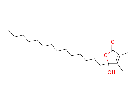 Molecular Structure of 71190-98-2 (5-hydroxy-3,4-dimethyl-5-tetradecylfuran-2(5H)-one)