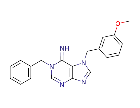 1,7-Dihydro-7-[(3-methoxyphenyl)methyl]-1-(phenylmethyl)-6H-purin-6-imine