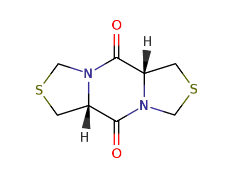 Molecular Structure of 72744-67-3 (5,11-bisthio-(R,R)-1,7-diazatricyclo[7.3.0.07,11]dodecane-2,8-diketone)