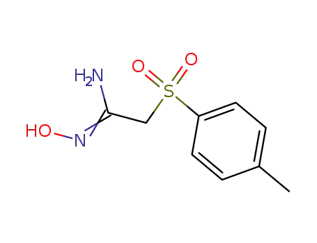 Molecular Structure of 72660-98-1 (2-(HYDROXYIMINO)-1-((4-METHYLPHENYL)SULFONYL)ETH-2-YLAMINE)