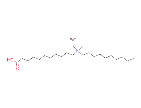 Molecular Structure of 73025-12-4 (10-carboxy-N-decyl-N,N-dimethyldecan-1-aminium)
