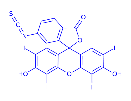 Spiro[isobenzofuran-1(3H),9'-[9H]xanthen]-3-one,3',6'-dihydroxy-2',4',5',7'-tetraiodo-6-isothiocyanato-                                                                                                 