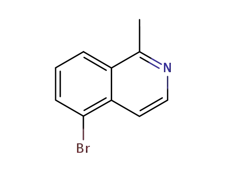 Molecular Structure of 72678-12-7 (5-bromo-1-methylisoquinoline)
