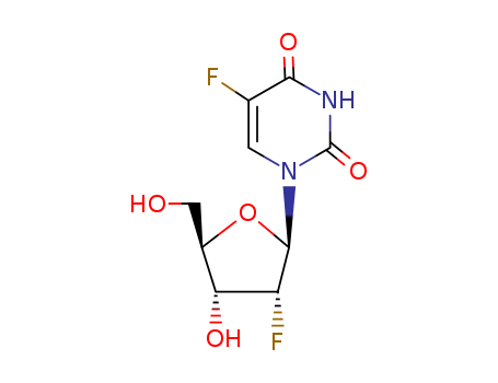 5-fluoro-1-(2'-fluoro-2'-deoxyribofuranosyl)uracil