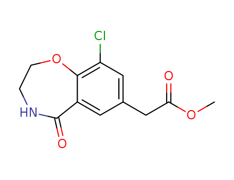 methyl (9-chloro-5-oxo-2,3,4,5-tetrahydro-1,4-benzoxazepin-7-yl)acetate