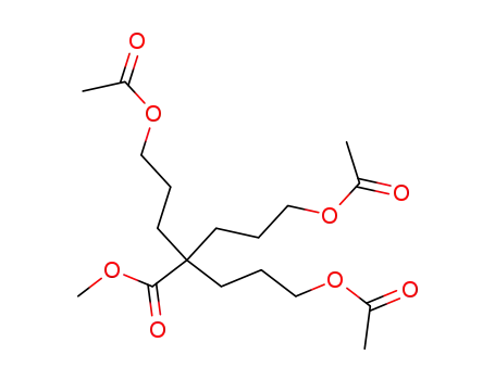 5-Acetoxy-2,2-bis-(3-acetoxy-propyl)-pentanoic acid methyl ester