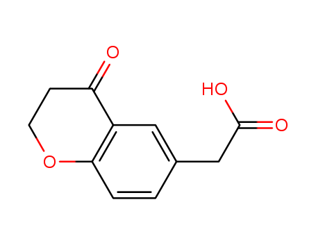 (4-oxo-3,4-dihydro-2H-chromen-6-yl)acetic acid